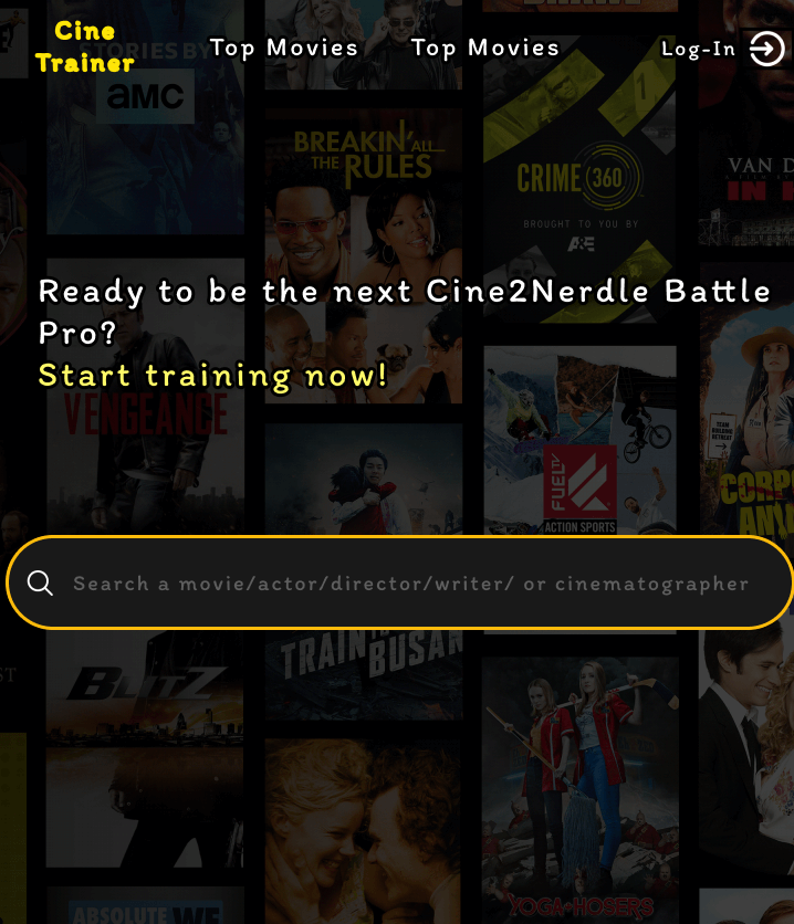 Picture of CineTrainer Website